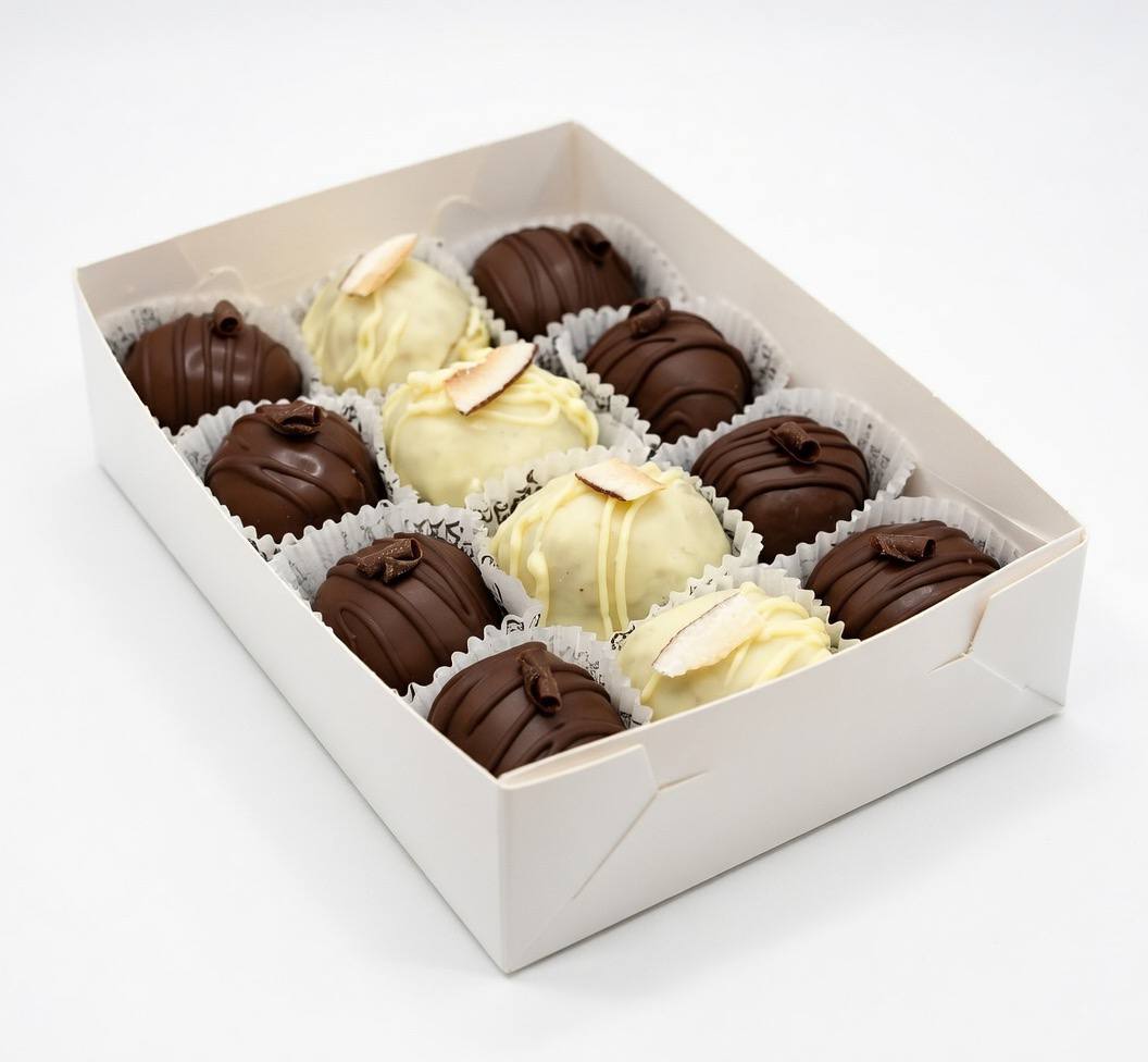 Sugar‑Free & Low‑Carb Dark & White Chocolate Truffles